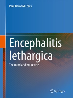 cover image of Encephalitis Lethargica